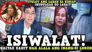 CONG LEVISTE HALOS NAIYAK SA LABAN SA KORAPSYON! NAGING EMOSYONAL SA INANG SENADORA! CABRAL FILES!