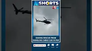 Helicopter Helped Rescue People From Cable Car Dangling All Day Over A Deep Pakistan Ravine