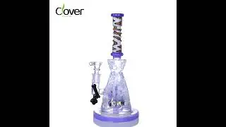 10.74-Inch Cute Creature Glass Rig WPD-367 with 14mm Female Joint and Spiral Neck Design