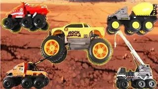 Learn About Monster Trucks Names for Kids + More Vehicles Videos
