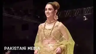 Maya Ali wears by Nomi Ansari at FPW Ramp walk | Back Ground Music Chan Ve Teefa In Trouble