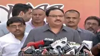 Discussion on Goa Legislative party&rsquo;s leader & Rajya Sabha elections in UP: Shri J.P. Nadda