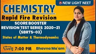 NEET 2021 | CHEMISTRY RAPID FIRE REVISION | SCORE BOOSTER REVISION TEST SERIES  2020&ndash;21 (SBRTS-03)