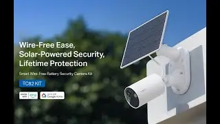 Tapo SolarCam 2K Cystal Clear, Colour Night Vision, TC82 KIT