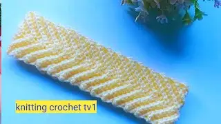 كروشيه بندانة شعر بسيطة سهلة جدا crochet headband |بندانة للشعر بالكروشيه 2022