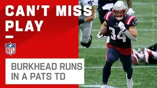 Rex Burkhead Can't Be Touched on Leaping TD!