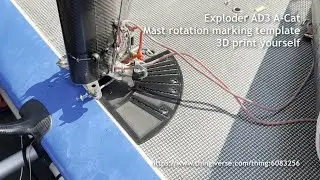 Mast rotation template for AD3 Exploder, 3D print yourself