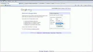 Tutorial - Creating a Google Alert