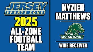 Nyzier Matthews | Brick Memorial WR | 2025 JSZ All-Zone Public Team Profile