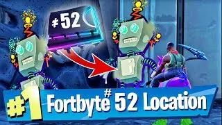 Fortbyte # 52 Location - Accessible With Bot Spray Inside A Robot Factory - Fortnite
