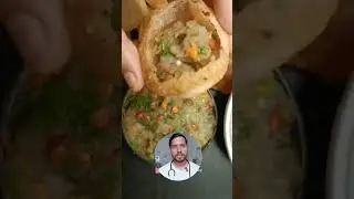 Golgappa/Panipuri good or bad 🤔! #health #food #healthtips #shorts