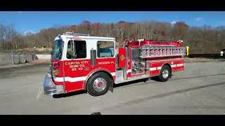 1991 Sutphen Deluge Pumper walk around