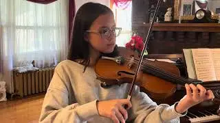 Allison Ward Concerto Number 1, 2nd movement Bach Summer Interlochen Audition 