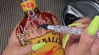 How To Bling a Bottle! | Whisky Fireball 🔥 #blingbottle
