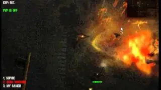 Dead Frontier - Vegnagun, Zenmaster, Pyrefire, Speak alt and Bleeder91 grinding near Fort Pastor