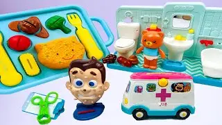 [Toy ASMR] Toy Unboxing Pororo & Krong Toothbrush & Food Play | 뽀로로 크롱 칫솔 장난감 언박싱 | Satisfying ASMR