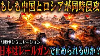 【レールガン戦争】もしも中国とロシアの大艦隊が日本を包囲した時戦局はどこで逆転するのか？【AIシミュレーション】