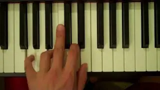 How To Play a G Major Sixth Chord on Piano (Left Hand)