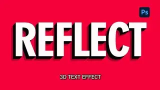 Create 3D Text Effect in Adobe Photoshop | Tutorial in Photoshop | Rizvi Graphic Designer#edit#video