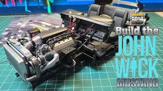 Соберите модель Ford Mustang Mk 1 1969 года из фильма &laquo;Джон Уик&raquo; в масштабе 1:8 &mdash; Набор 10 &mdash; Этап...