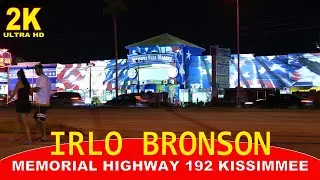 IRLO BRONSON MEMORIAL HIGHWAY 192 | KISSIMMEE | NIGHT | ALTERNATIVE TO INTERNATIONAL DRIVE ORLANDO