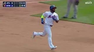 ATL@NYM: Reyes rips a solo home run to right