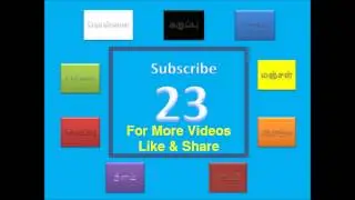Nirangal   Colours in Tamil   Easy Tamil Learning for Kids