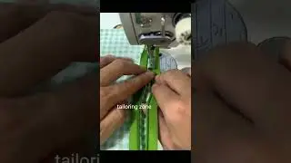 How  to Sew Zipper Side Pocket Easy Tutorial. #shortsyoutube #shortsfeedviral