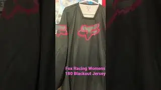 Motorhelmets Store Pick-up - Fox Racing Women 180 Blackout Jersey Black/Pink #shorts #foxracing