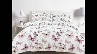 Butterfly Reversible Duvet cover set