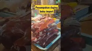 Penampakan daging beku import di pasar tos 3000 batam
