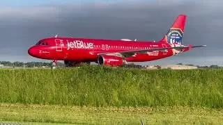 JetBlue Airbus A320-232 FDNY Special N615JB At The Buffalo Airport On Monday June 13, 2022