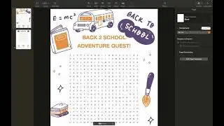 Create a Word Search in Apple's Pages