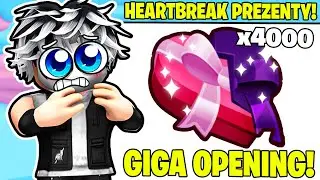 OTWORZYŁEM Z WIDZAMI 4000 HEARTBREAK PREZENTÓW I ZDOBYLIŚMY... W PETS GO! Roblox!