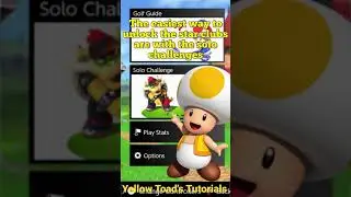 How to EASILY unlock star clubs in Mario Golf (Yellow Toad's Tutorials)