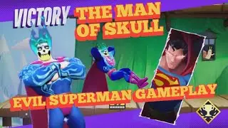 Multiversus. Flaming Skull Superman Gameplay. Coins of the Dead Skin