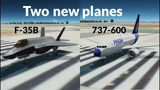 Two new planes in GeoFS on the same day