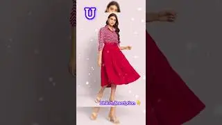 😍Latest Striped Midi Dress Collection 2025✨| Knee Length Dress for College Girls🔥#shorts#midi#dress