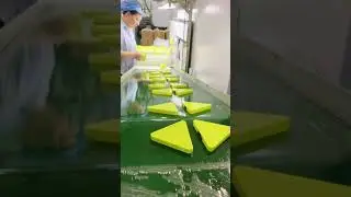 Cosmetic packaging supplier custom empty triangle eye shadow palette  productive process