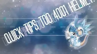 Quick Tips Too The 4001 CHEESE HELMET!!
