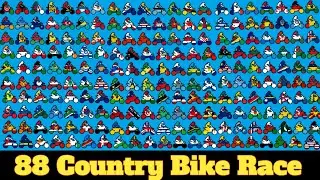 88 Country Motorbike & 87 Elimination Dirt Country Bike Race Tournament - Motocross Bike Racing