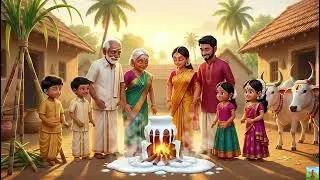 Pongal Celebration in Tamil #tamilrhymes #tamilkidsrhymes #tamilpongal