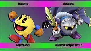 Tomsoya (Pac-Man) vs Boshams (Meta Knight) - Losers Semi-Final - Jenzo's Quantum League Ver 1.5