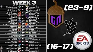 NFL 2020 Predictions - Week 3 | GameNut vs. Madden 21
