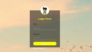 Transparent Login Form | HTML | CSS