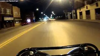 Downtown Chicago to suburbs on Honda Ruckus