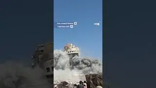 Israeli airstrike destroys Al-Ru&rsquo;ya commercial tower in Gaza