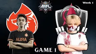 AURA PH vs WORK AUSTER FORCE - GAME 1 - MPL-PH S7