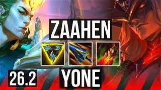ZAAHEN vs YONE (TOP) | Good KDA: 14/1/7 | KR Master | 26.2