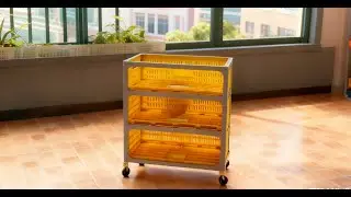 I Turned THREE Plastic Baskets into The Ultimate Mobile Tool Cart! | Organized All My Tools